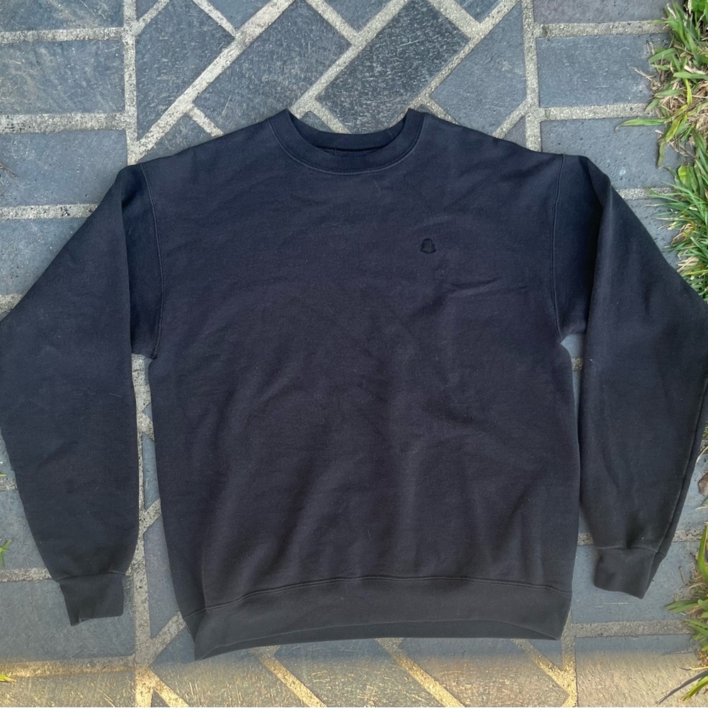 Snap Inc. (SnapChat) Embroidered Sweater Black
